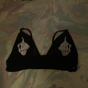 Skull hands bralette